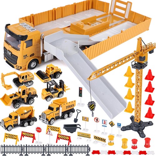 Kids construction trucks toy - construction,