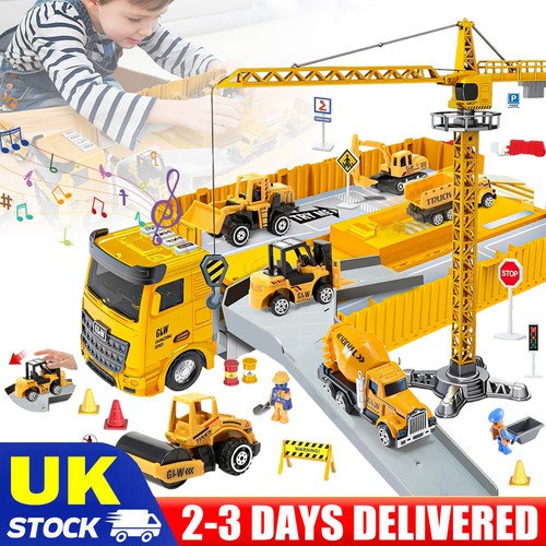 Kids construction trucks toy - kids,