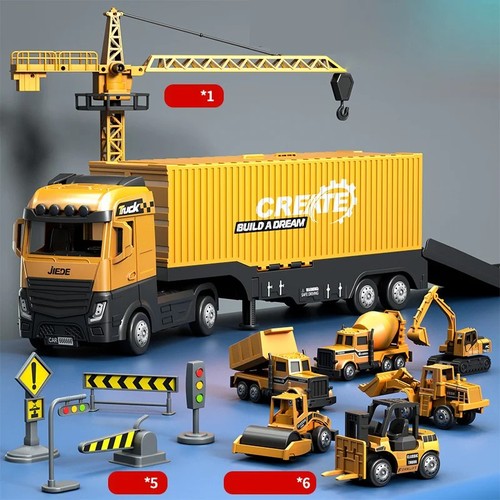 Alloy construction truck - alloy, toy