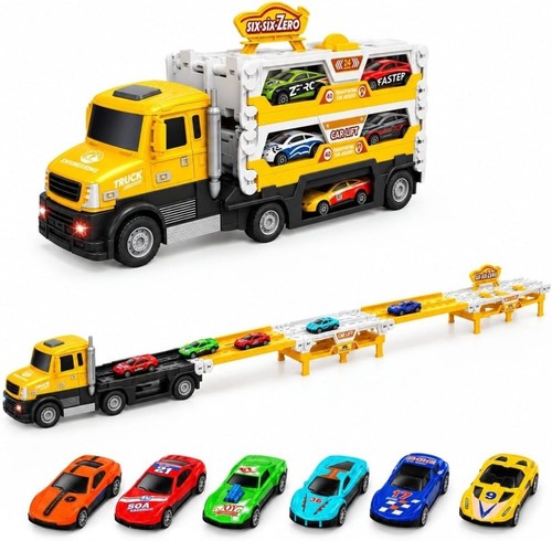 Car transporter toy truck - car, 55