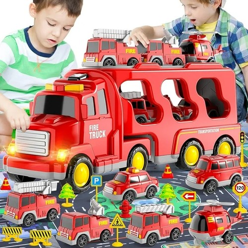 Fire trucks toys - trucks, transport