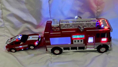 Hess toy truck fire - hess,