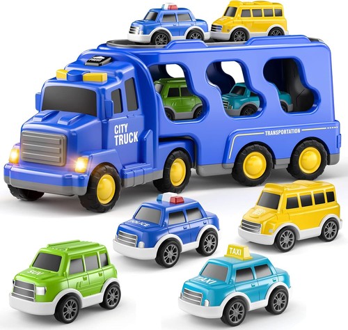 Toy truck transport car - truck,