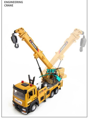 Crane truck toy metal - truck,