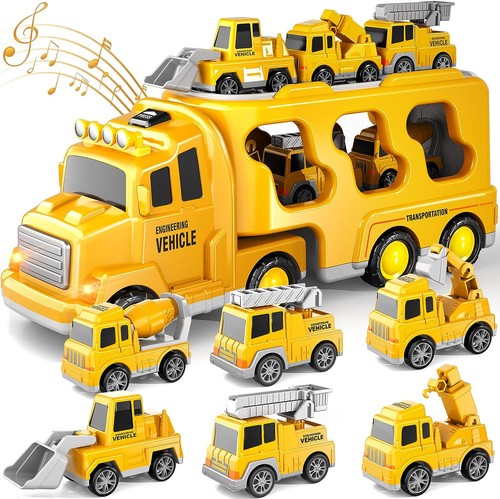 Construction truck toy - 7-in-1,