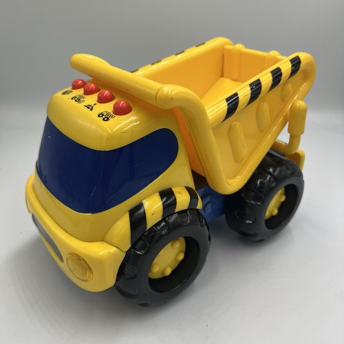 Blue box toy dump truck - blue,