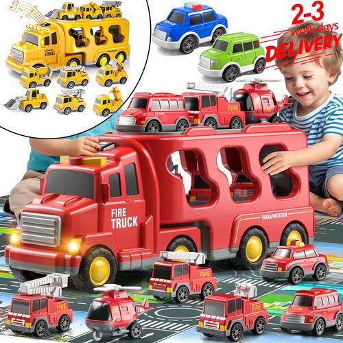 Construction vehicle toys 7in1 - vehicle,