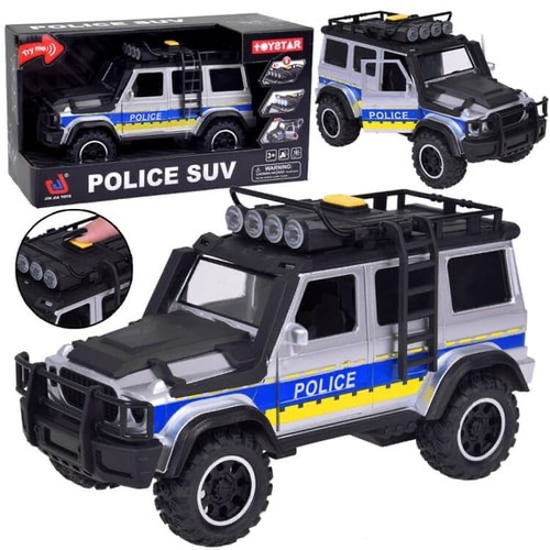 Police truck pull - police, back