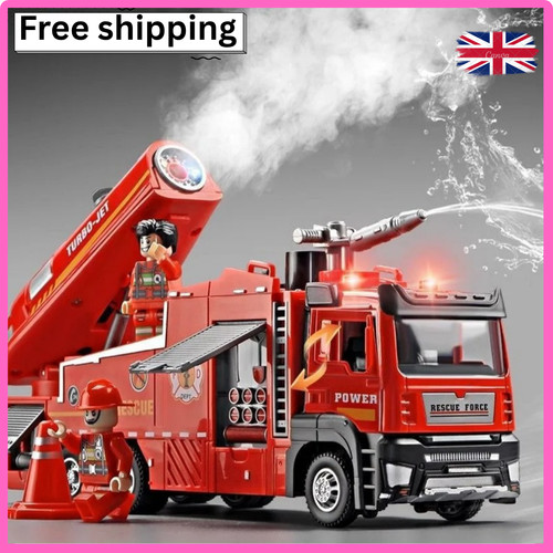 Water spray fire truck - spray, toy