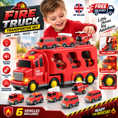 Fire trucks toys transport - trucks,