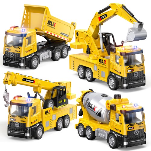Construction toy trucks set - construction,