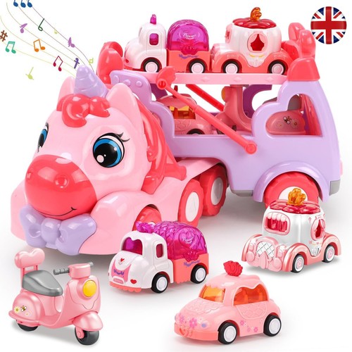 Unicorn toy girl - unicorn, cars