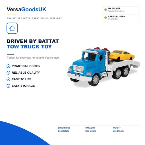 Tow truck toy lights sounds - lights,