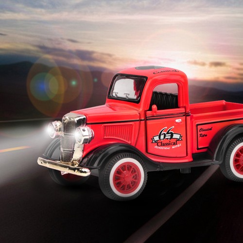 Red alloy diecast - diecast, truck