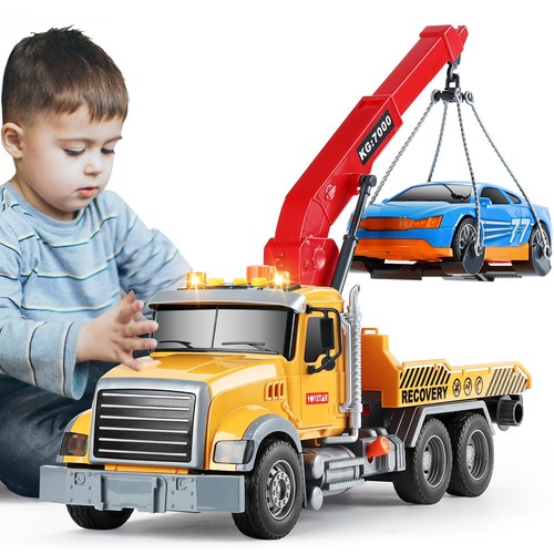 Big transporter toy tow truck - transporter,
