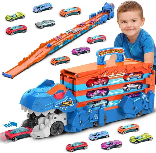 Dinosaur transport truck - dinosaur, car